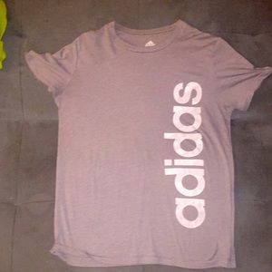 Grey kids large adidas shirt